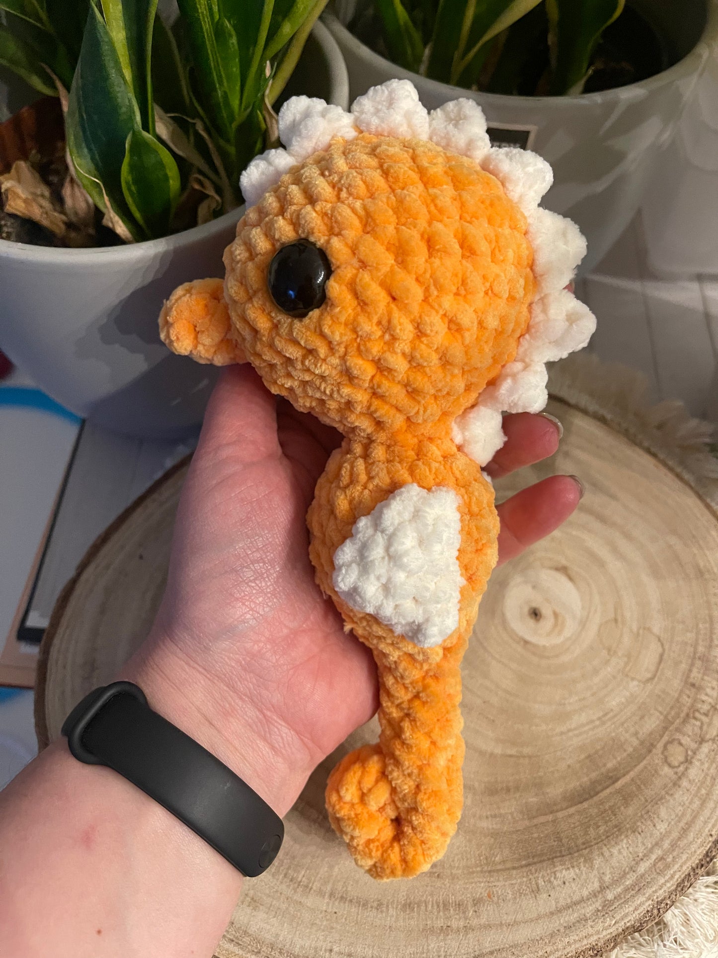 Gehaakte zeepaard amigurumi