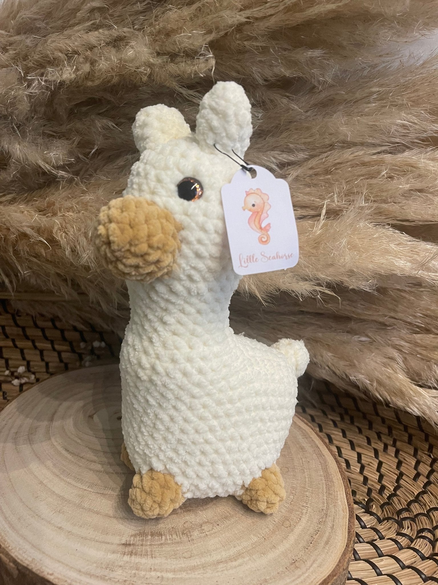 Gehaakte alpaca amigurumi - Little Seahorse