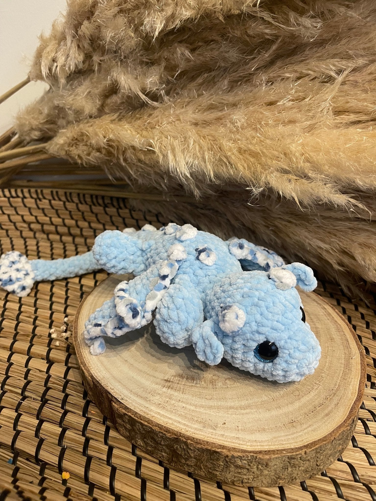 Gehaakte baby draak amigurumi - Little Seahorse