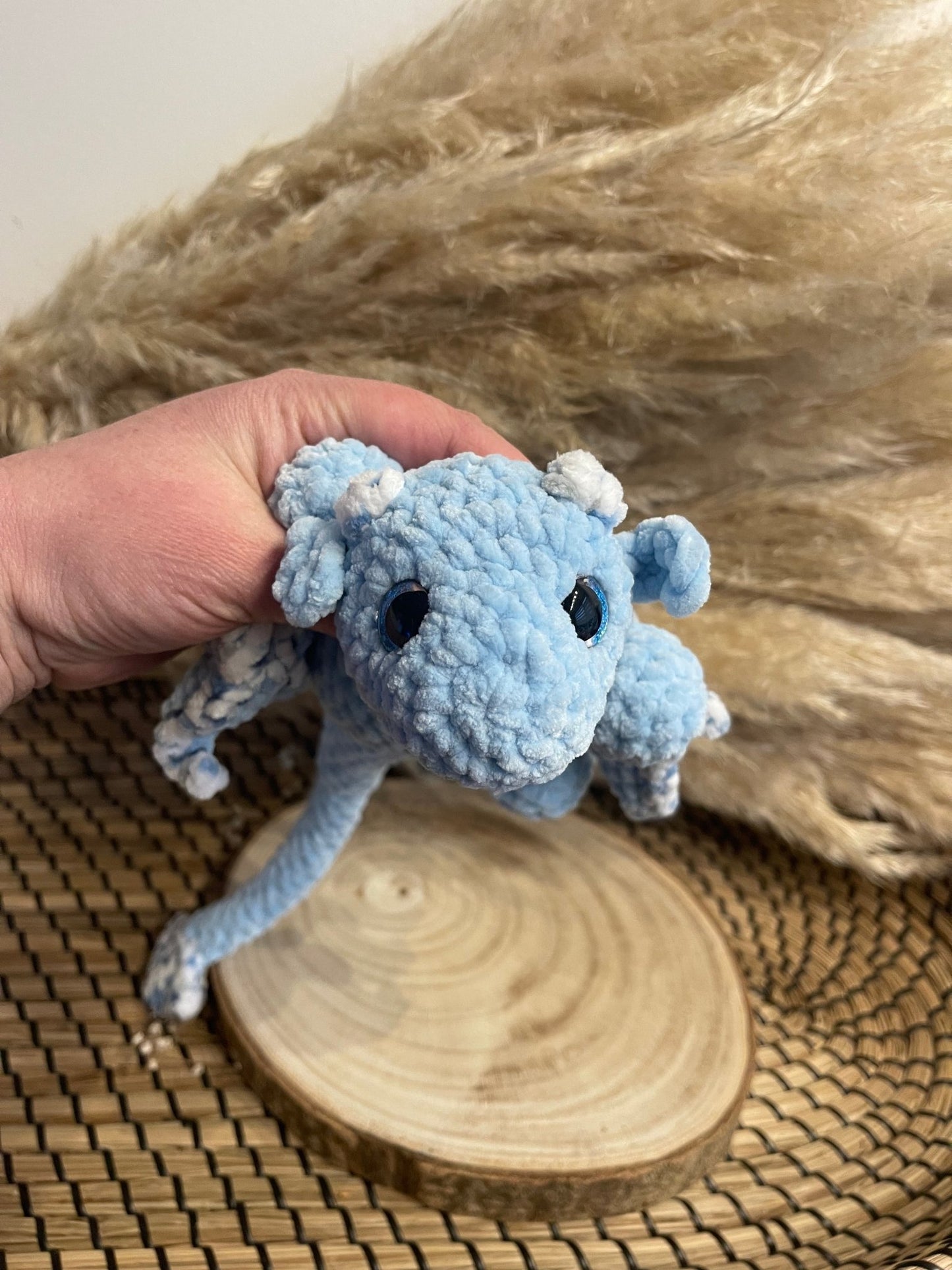 Gehaakte baby draak amigurumi - Little Seahorse