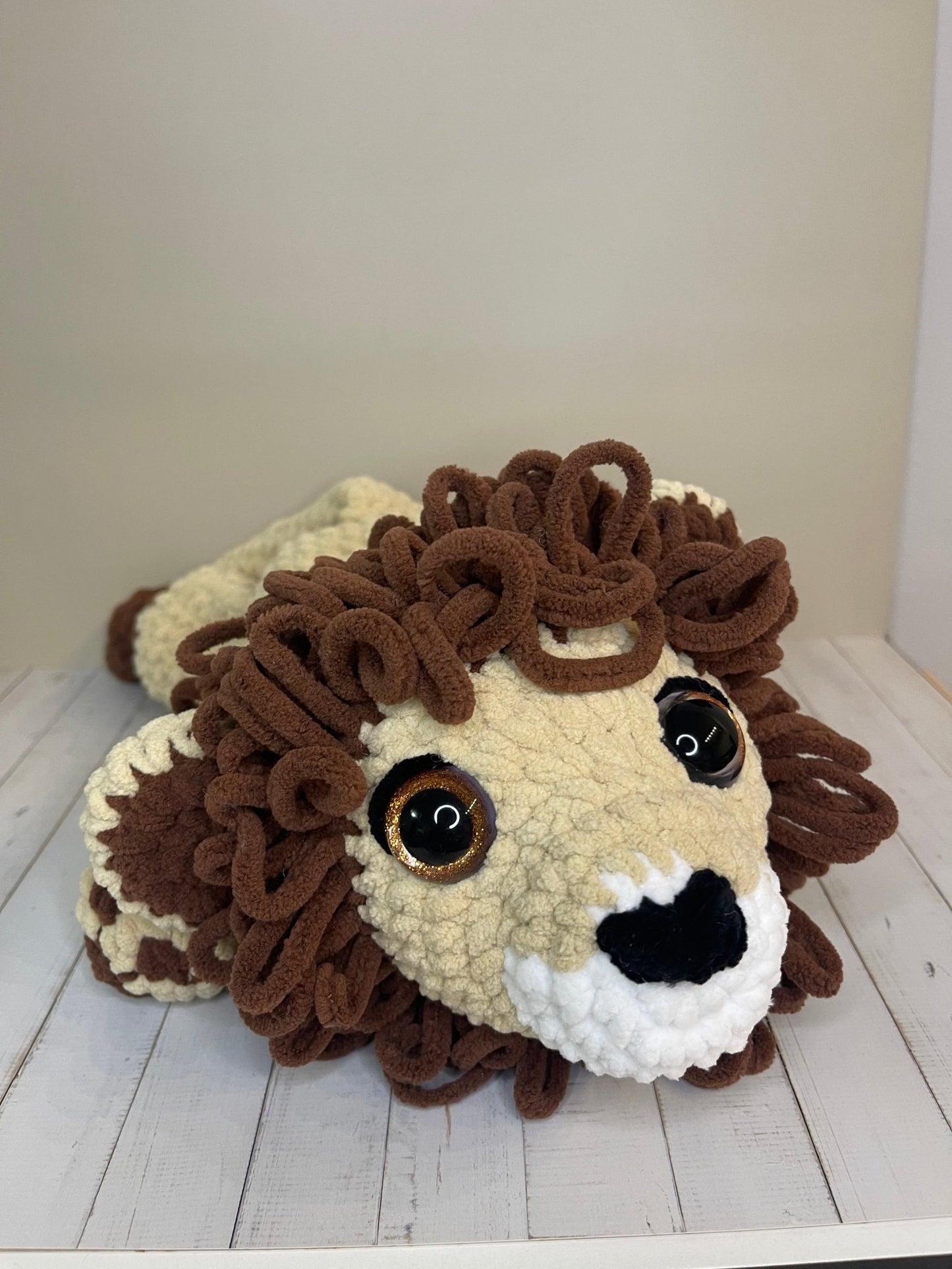 Gehaakte leeuw of leeuwin amigurumi - Little Seahorse