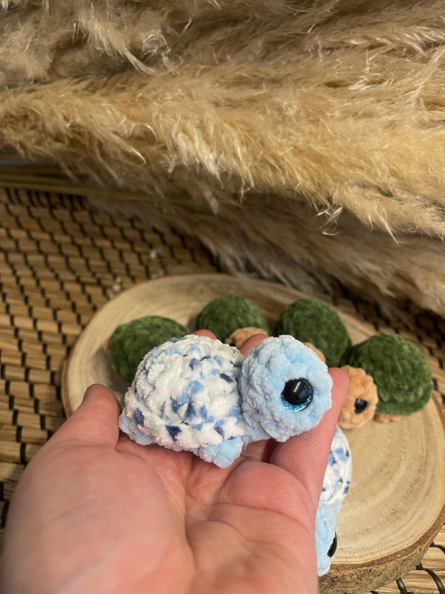 Gehaakte mini schildpad amigurumi - Little Seahorse