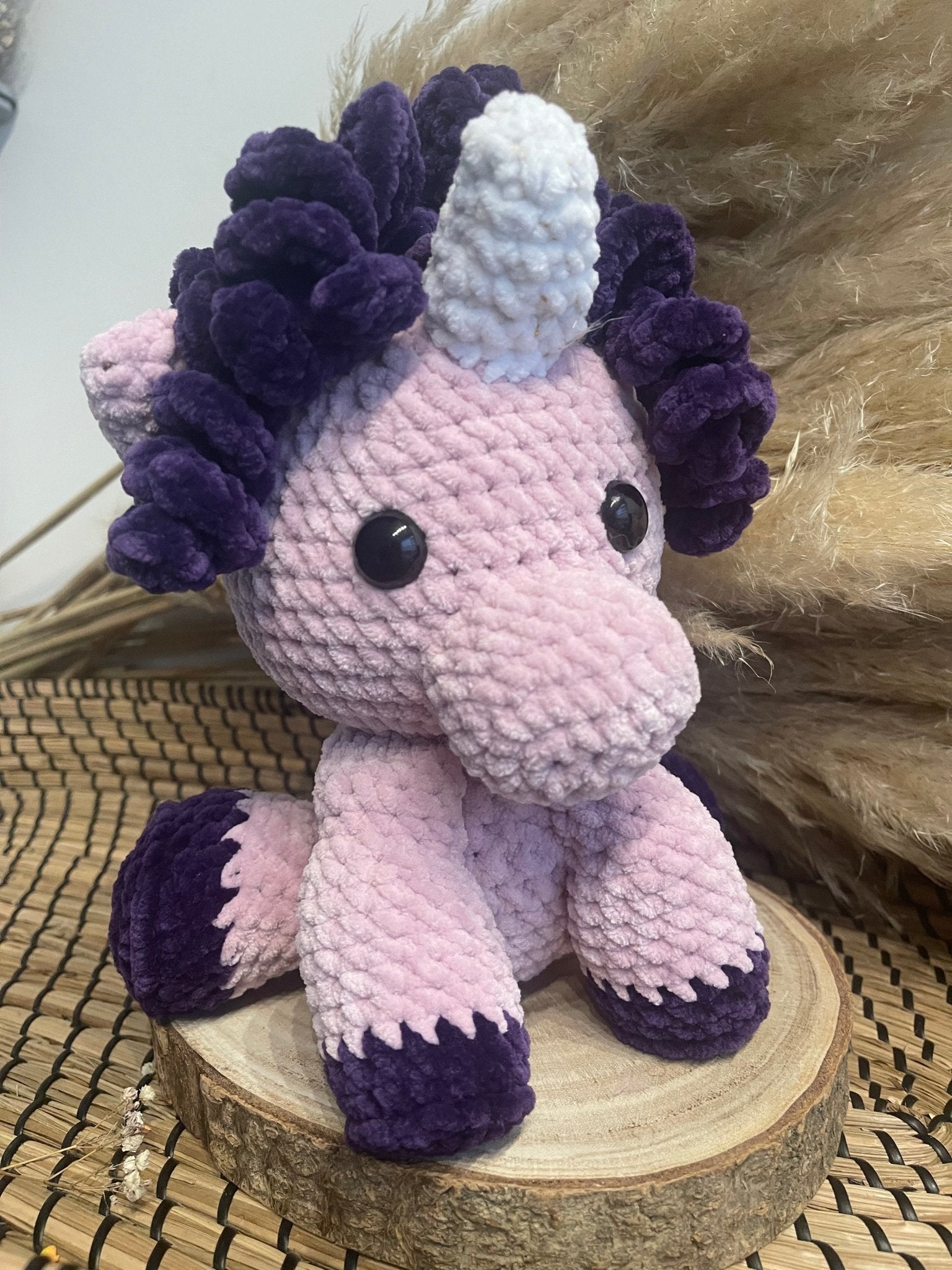 Gehaakte unicorn amigurumi - Little Seahorse