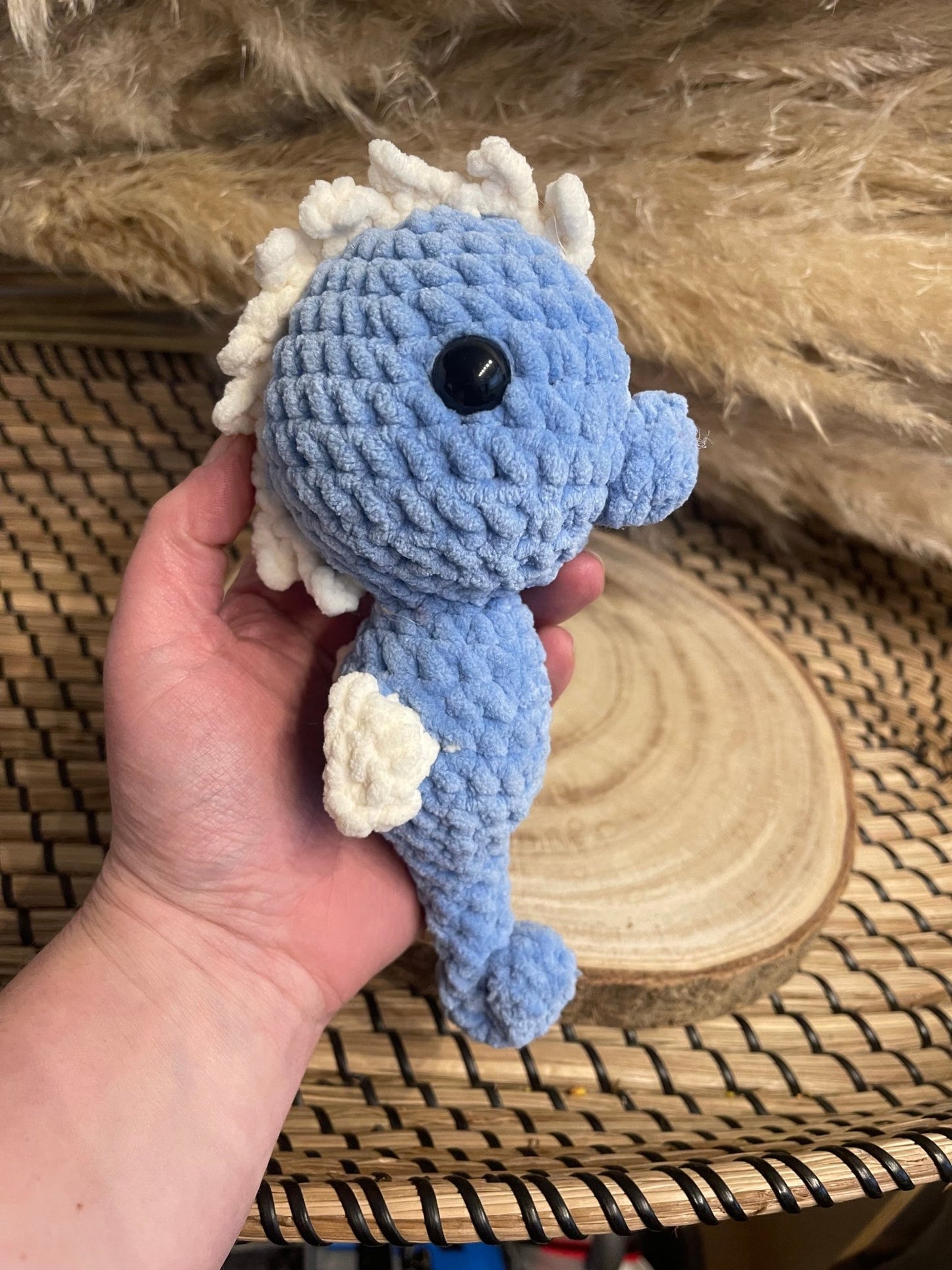 Gehaakte zeepaard amigurumi - Little Seahorse