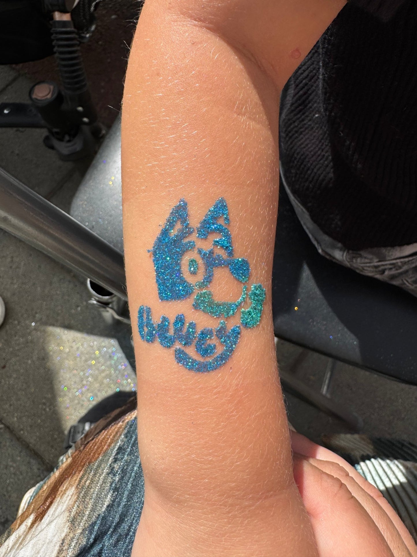 Glitter tattoo artist inhuren - Little Seahorse