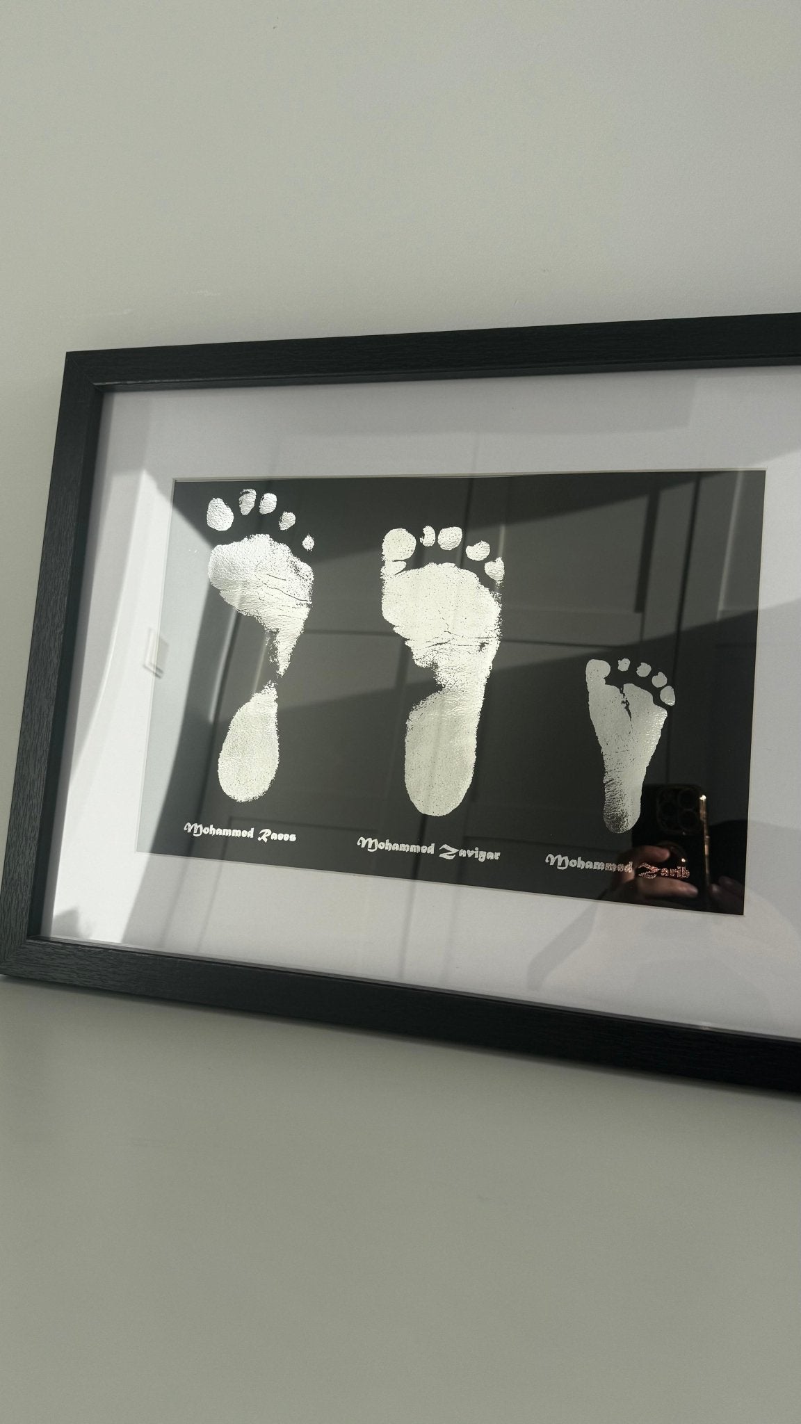 Mijn Eerste Afdrukjes – gepersonaliseerd kraamcadeau - Little Seahorse