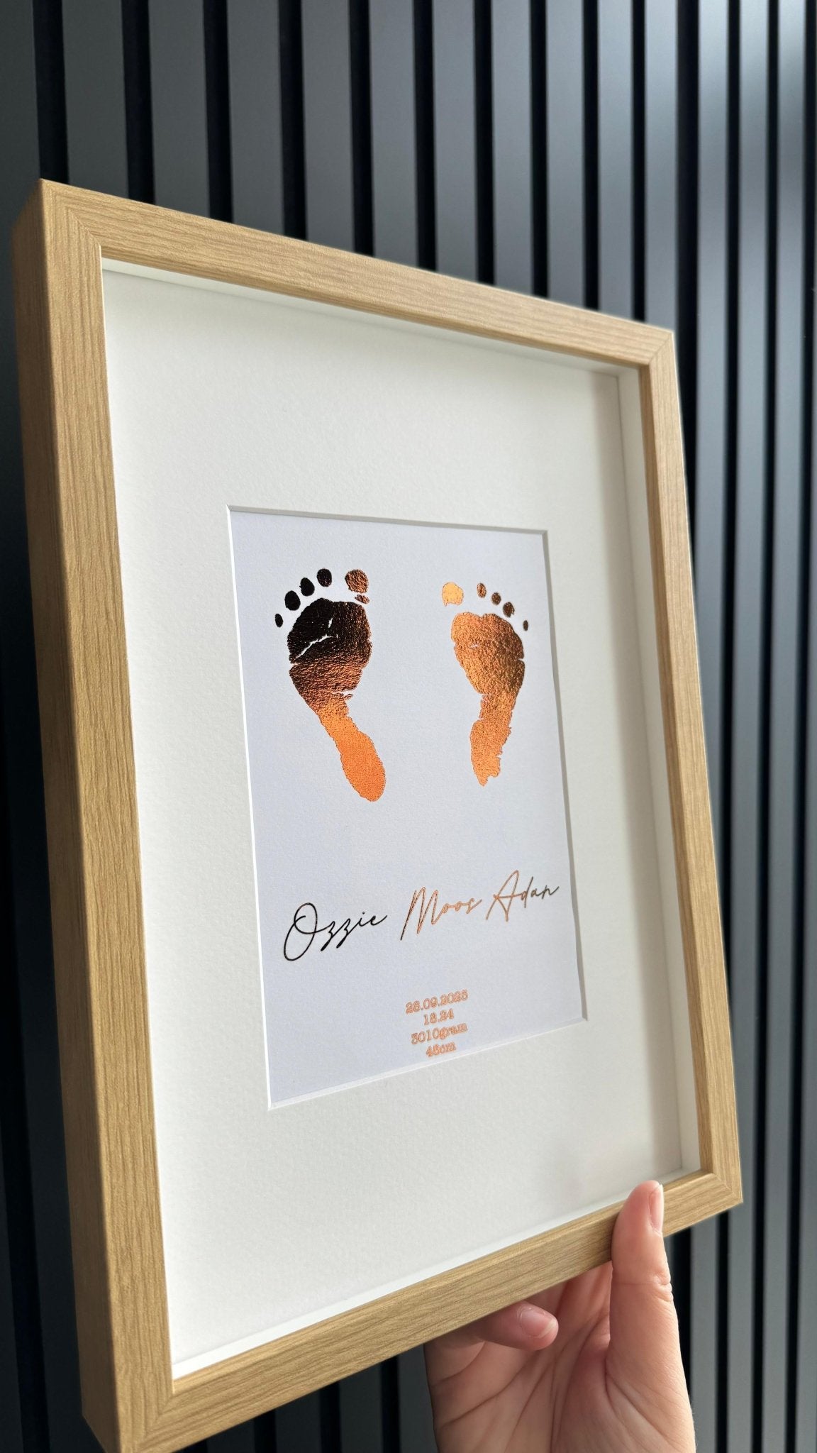 Mijn Eerste Afdrukjes – gepersonaliseerd kraamcadeau - Little Seahorse