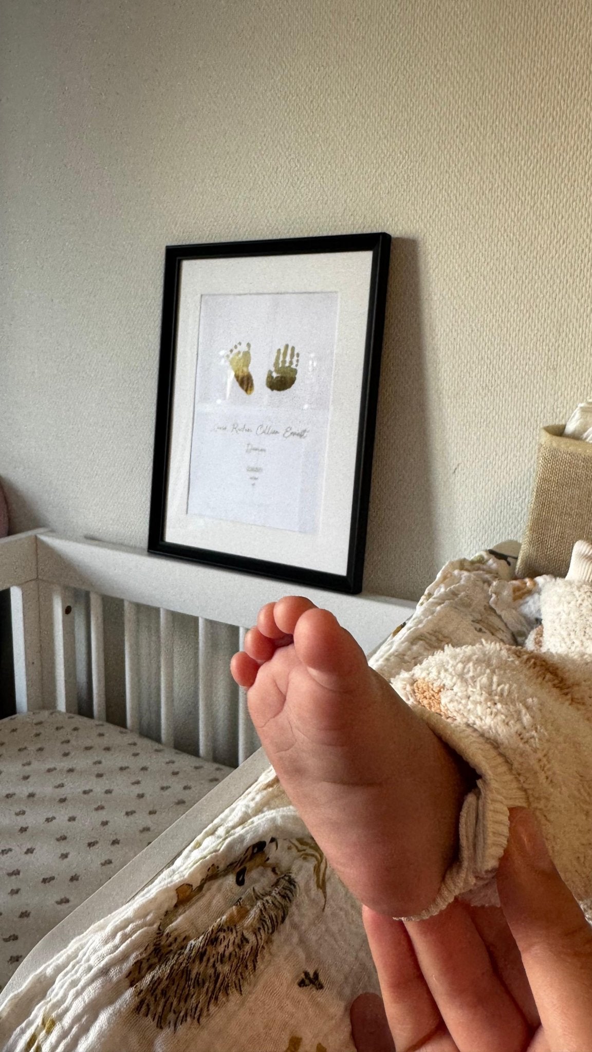 Mijn Eerste Afdrukjes – gepersonaliseerd kraamcadeau - Little Seahorse