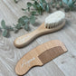 Baby kam en borstel set met naam - Little Seahorse