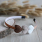 Xtra grip diadeem met hartjes - Little Seahorse